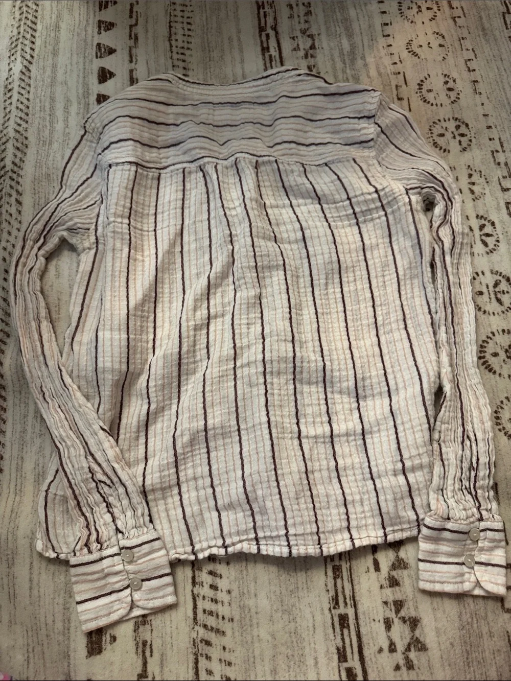 Abercrombie & Fitch - Women's Striped Button-Front Shirt - Picture 5 of 5